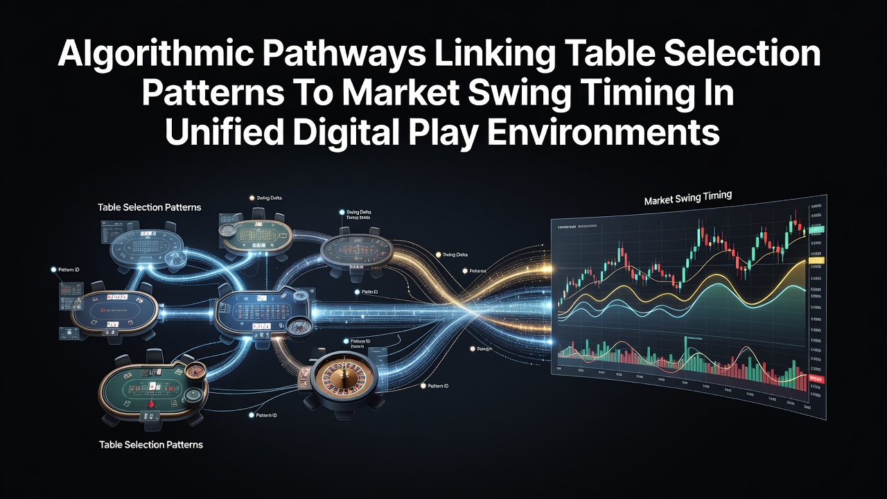 Digital interface displaying poker table selection grids alongside real-time sports market volatility charts in a unified platform environment