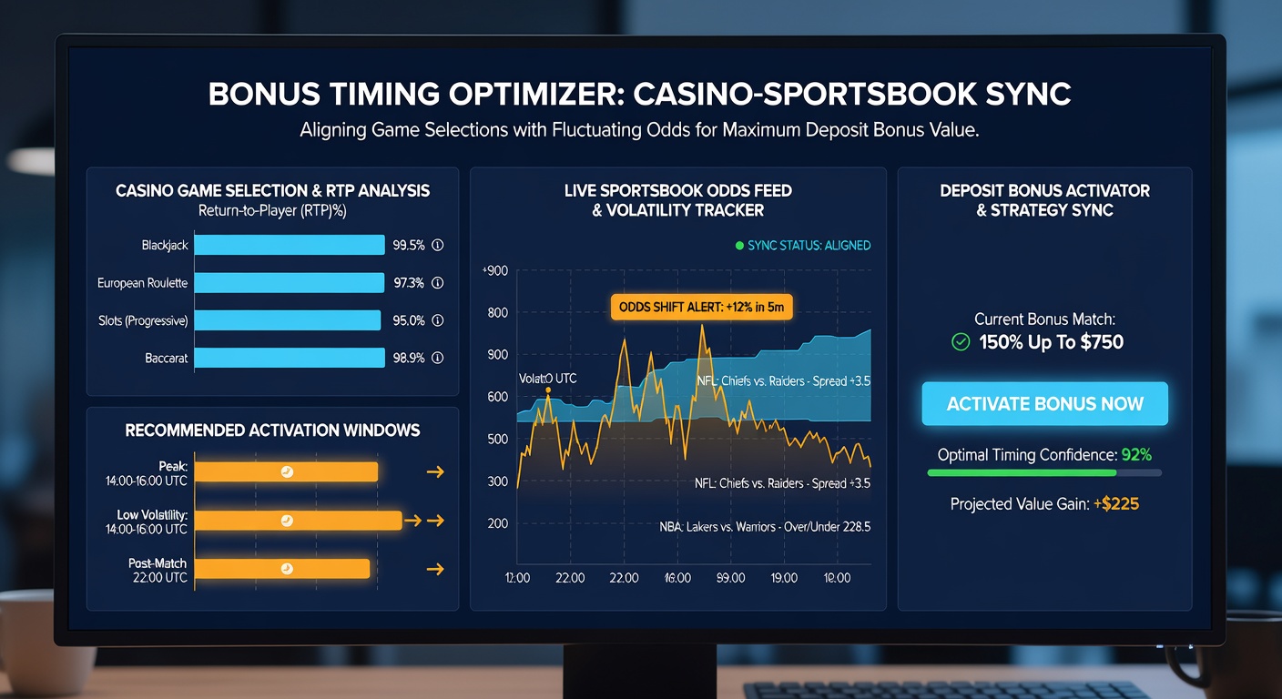 Close-up of mobile interface showing poker table, live odds ticker, and active casino bonus timer