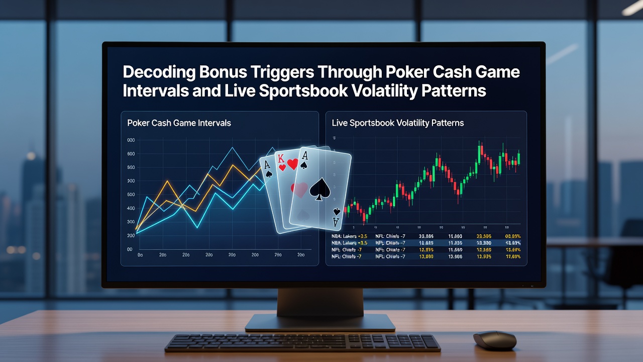 Mobile screen displaying synchronized poker session timer and live sports betting odds dashboard