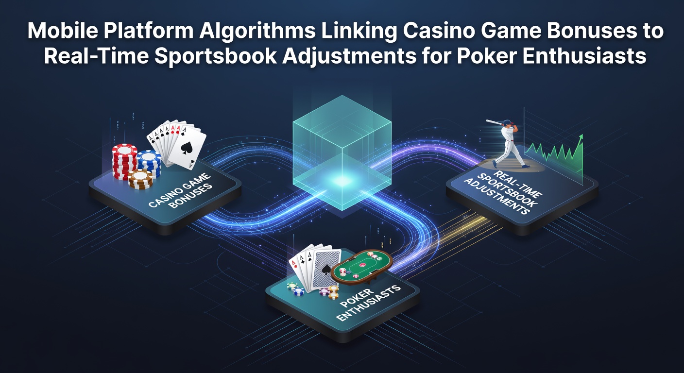 Mobile platform interface displaying integrated casino bonuses and sportsbook adjustments for poker users