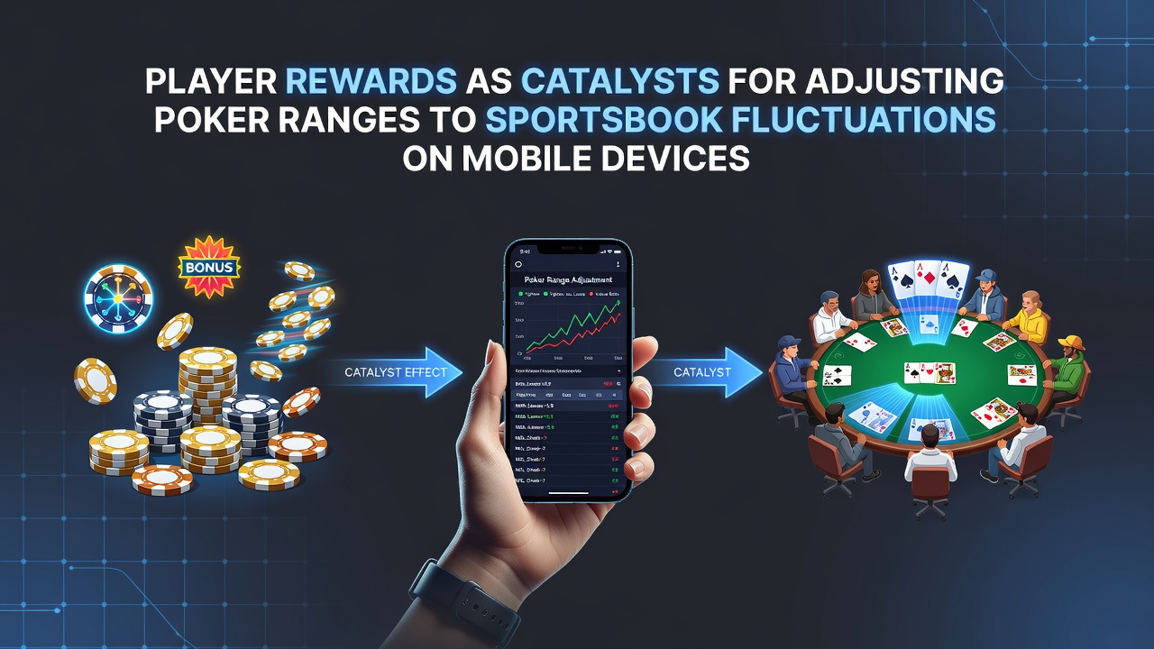 Analytics dashboard illustrating poker range modifications synchronized with sportsbook market fluctuations