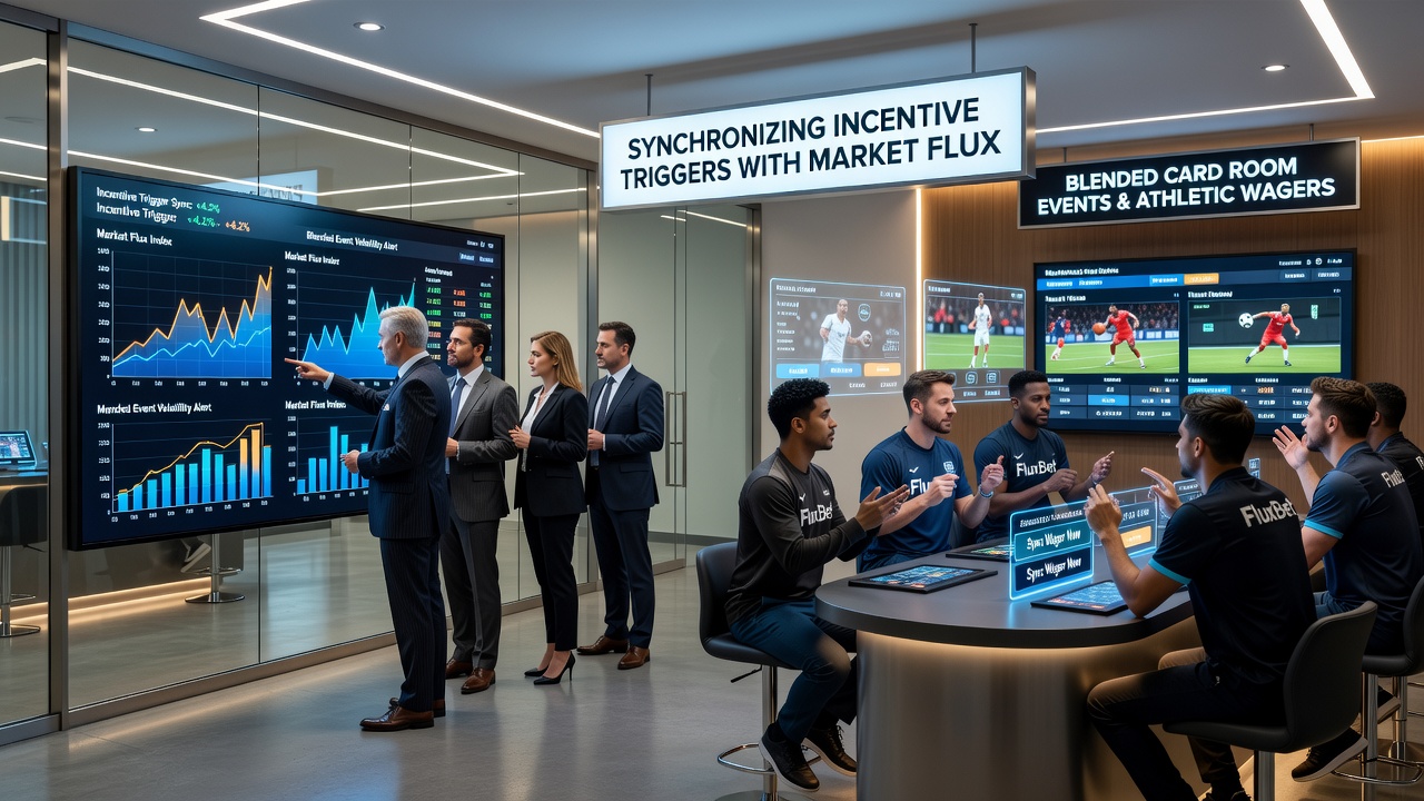 Mobile screen showing real-time synchronization between poker cash game metrics and sports betting market changes with active bonus timers